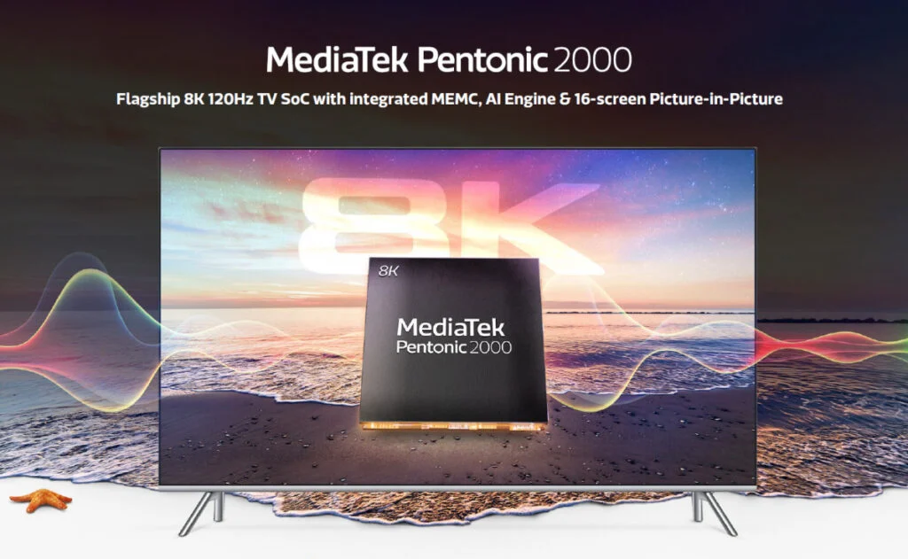 MediaTek's Pentonic 2000 chipset is here to help deliver the 8K 120Hz TVs of the future - Notebookcheck.net