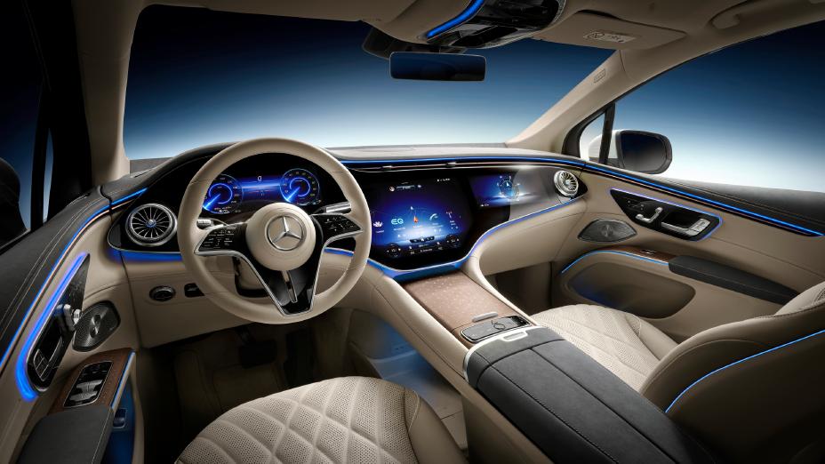 Mercedes showcases the interior of the 2023 EQS SUV - NotebookCheck.net News