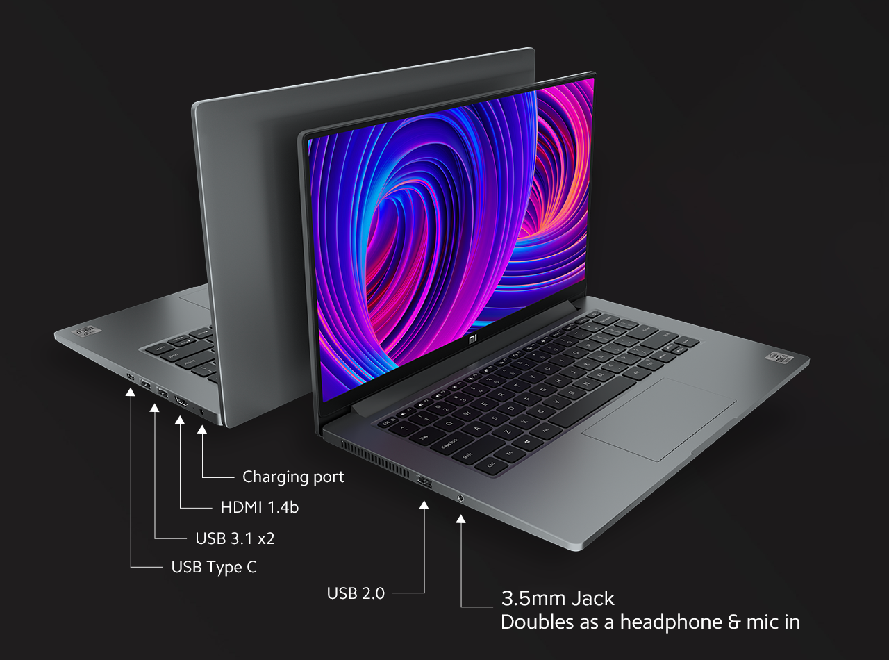 Mi Notebook 14 and Mi Notebook 14 Horizon Edition featuring 10th