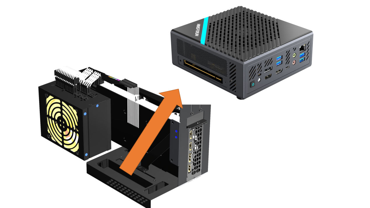 Minisforum lance le B550, un mini-pc capable d'accueillir une