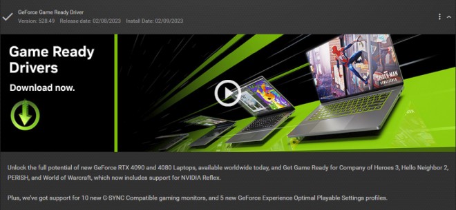 GeForce Game Ready Driver, 528.02, Windows 10 64-bit, Windows 11