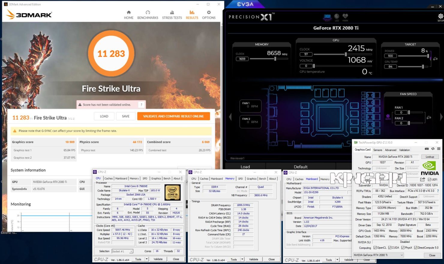 3dmark outlet 2080 ti