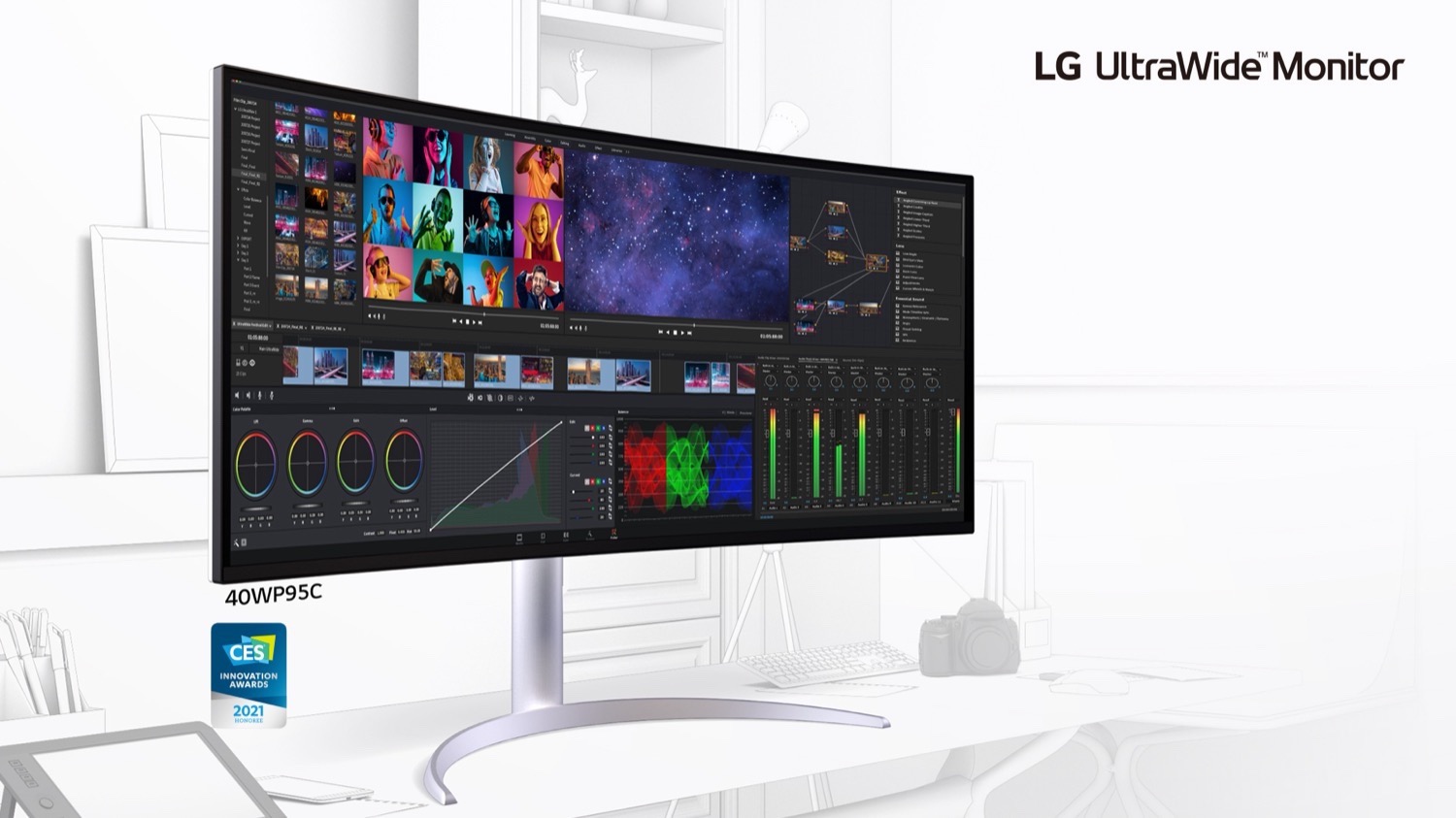 Republikeinse partij focus Doe mijn best LG presents a 40-inch ultra-wide curved monitor with a 5K resolution and  Thunderbolt 4 support - NotebookCheck.net News