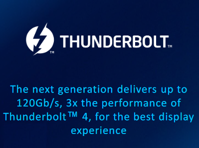 Intel demonstrates next-gen Thunderbolt prototype capable of up to 120 Gbps &olarr;