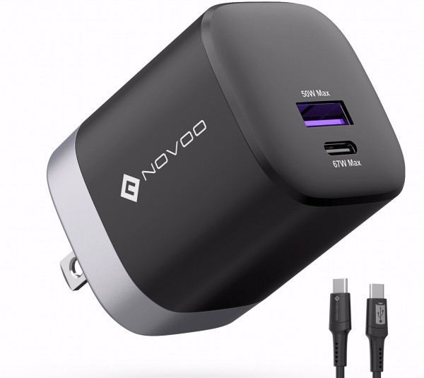 Novoo launches (allegedly) world's first SuperVOOC 67W GaN charger