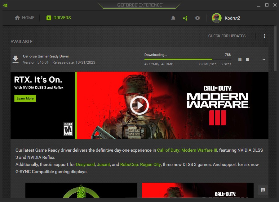 Call of Duty: Modern Warfare III Out Now With NVIDIA DLSS 3