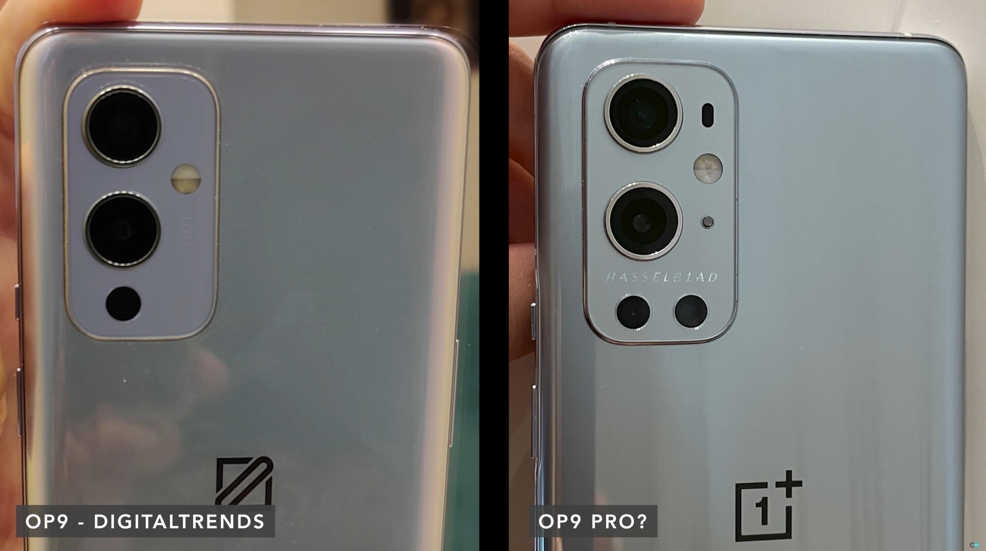 The OnePlus 9 Pro leaks again in live photos;  Hasselblad partnership and extensive camera hardware confirmed, as well as a 120 Hz screen and QHD +