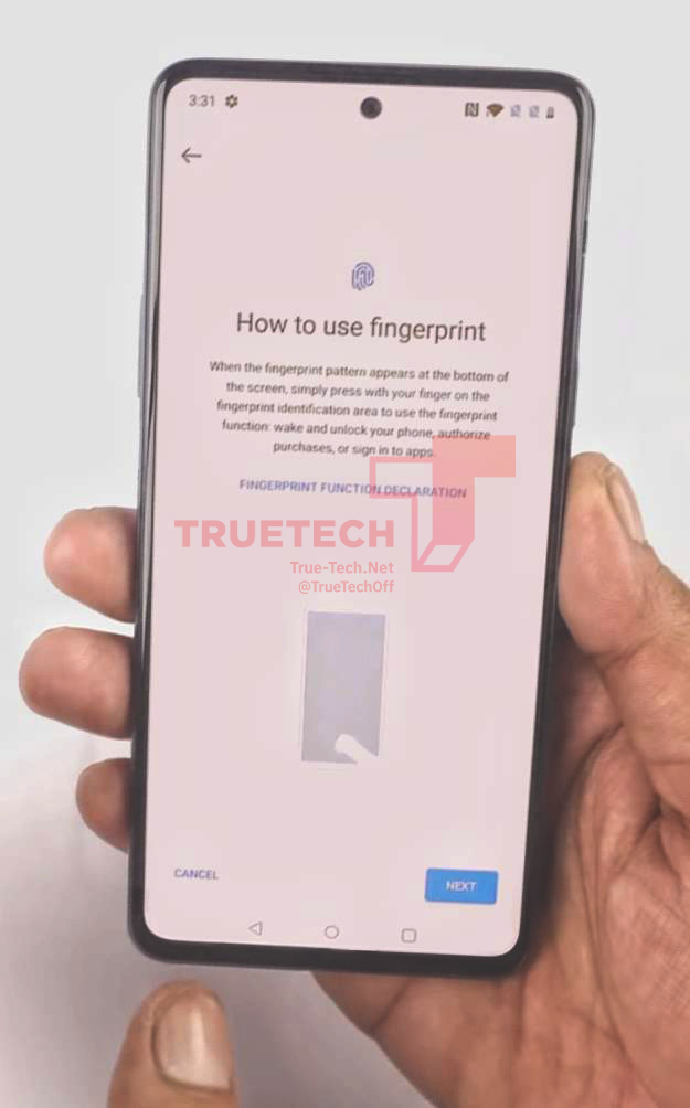 An alleged OnePlus Z hands-on image (via True-Tech)