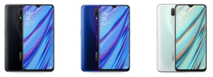 Oppo A9X color options (Source: Indiashopps)