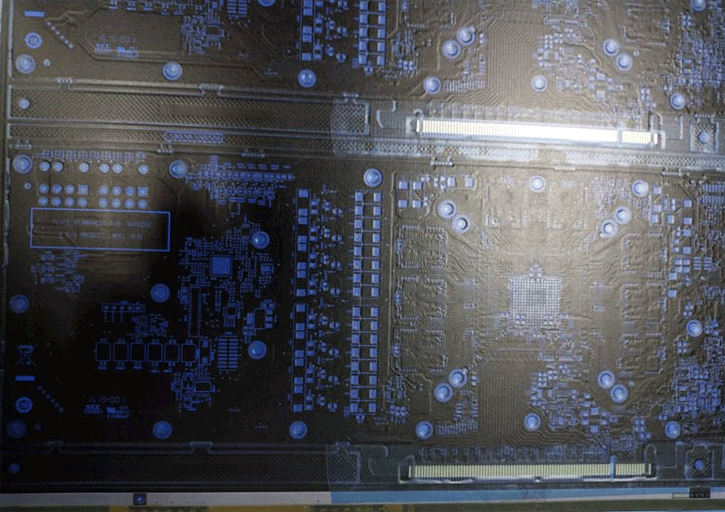 PCB under a layer of protective film. (Image source: Guru3D)