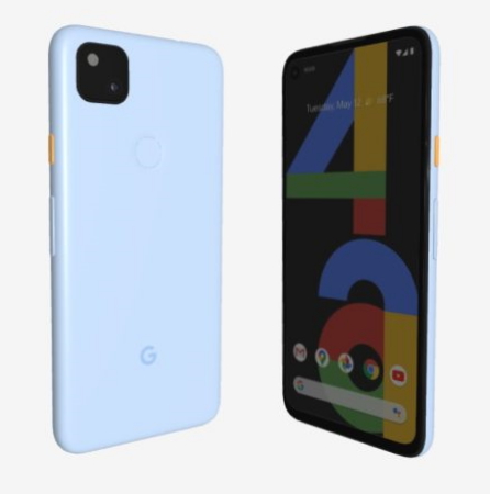 Kinda Blue: The Google Pixel 4a has never been seen like this