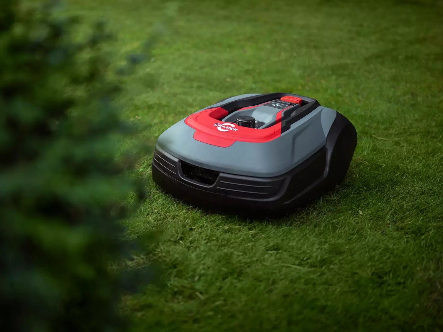 Gps clearance lawn mower