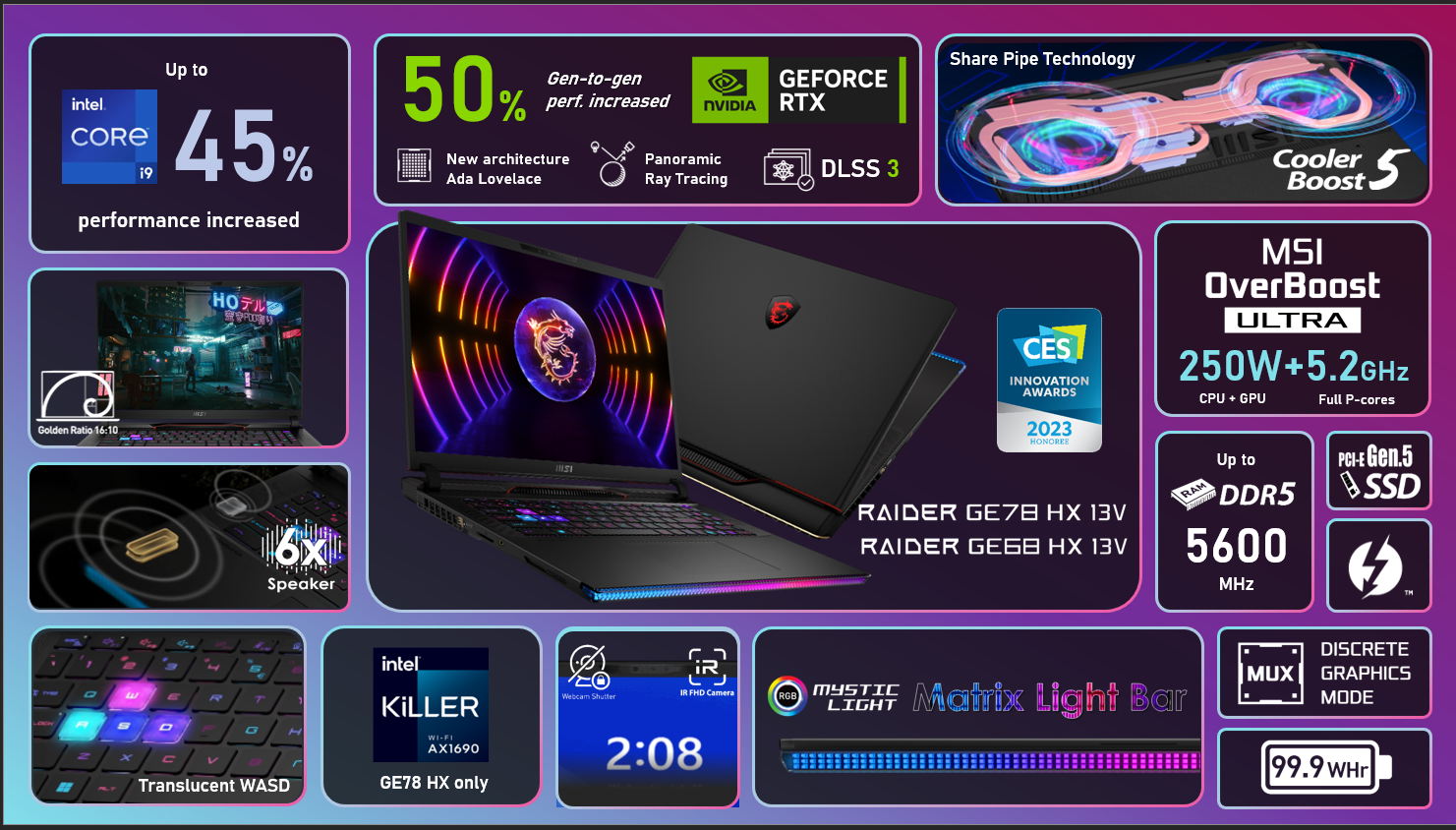 Deal  MSI Raider GE67HX gaming laptop with 240Hz OLED display and