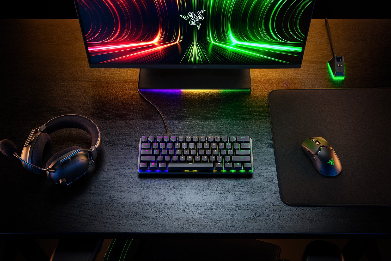 Clavier Gamer Razer Huntsman Mini (Razer Optical Purple) - Clavier Razer