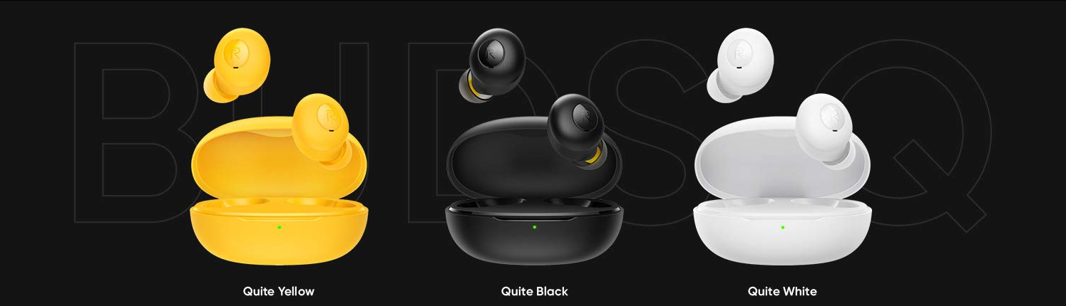 Auriculares Realme BUDS Q, Bluetooth, black