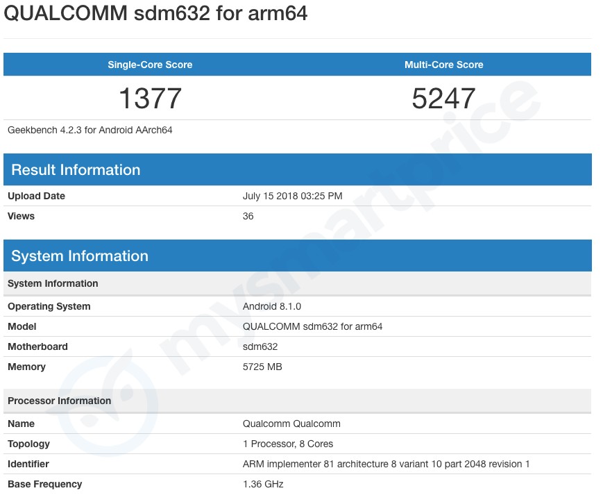 Qualcomm snapdragon 632 deals
