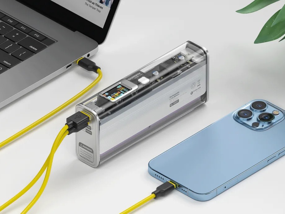 SHARGEEK STORM2 Slim portable power bank has 20,000 mAh battery and 100 W  fast charging abilities -  News