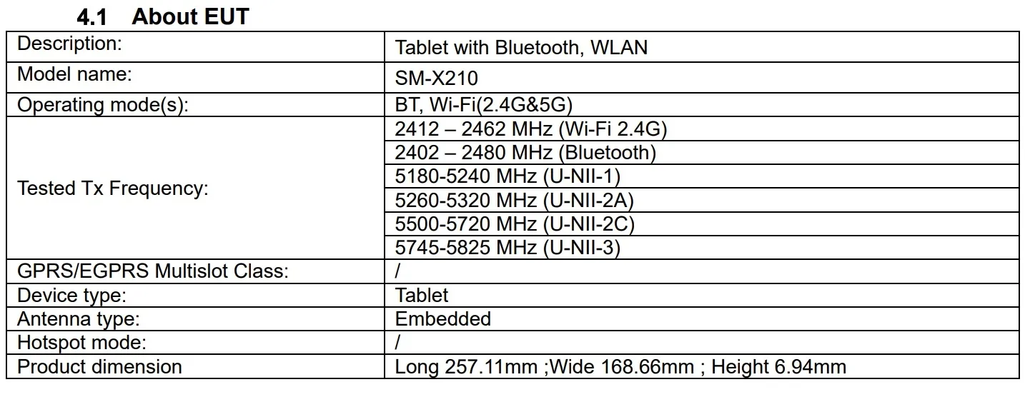 Samsung Galaxy Tab A9 and A9+ Technical Specifications - The Specs Hub