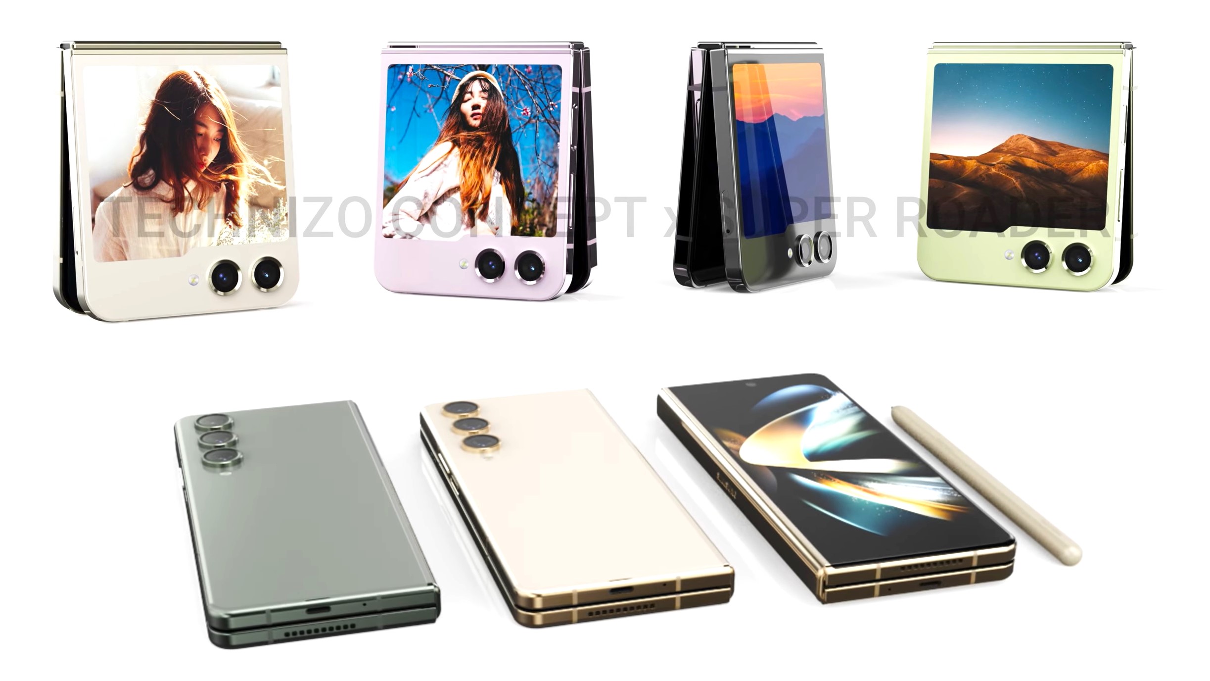 Samsung Galaxy Z Flip5 and Galaxy Z Fold5 colour options detailed in new leak thumbnail