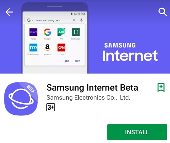 Samsung Internet Beta Now Available For Download - Notebookcheck.Net News