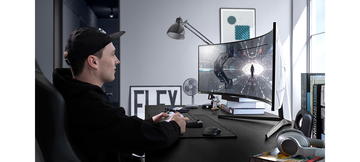 The massive 49-inch Samsung Odyssey G9 gaming monitor is $400 off