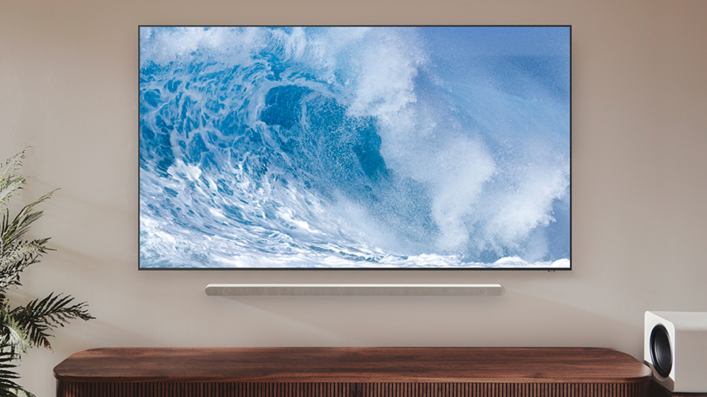 Donau realistisk dekorere Samsung releases the Ultra Slim Soundbar with Wireless True Dolby Atmos and  Q-Symphony technology - NotebookCheck.net News