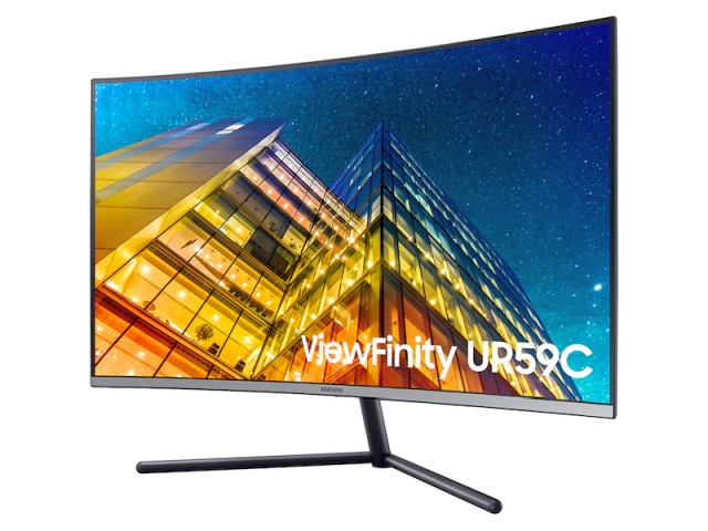 32-inch Samsung ViewFinity UR59 4K UHD curved monitor is 22% off on Amazon