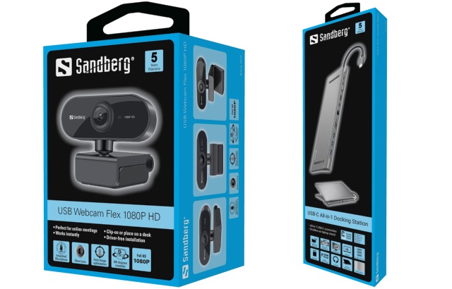 Sandberg unveils Flex 1080P HD and USB-C All-in-1 Docking Station - News