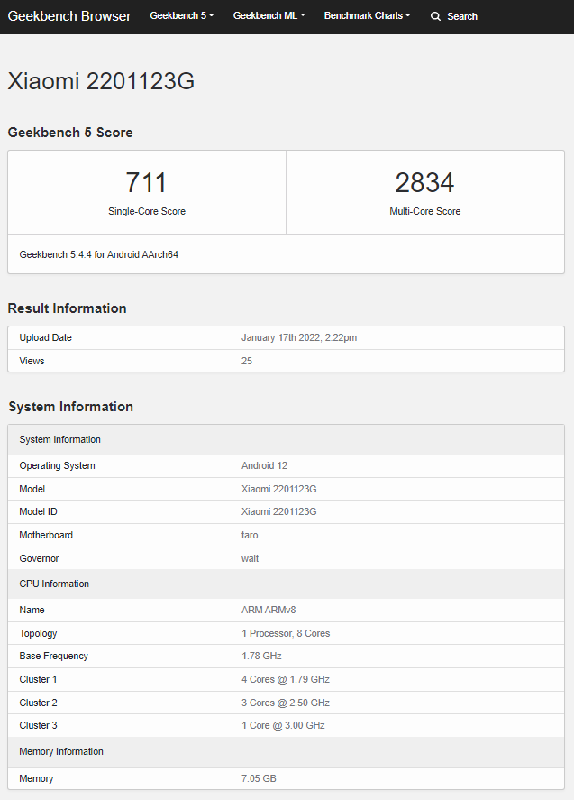 Xiaomi 12 surge no Geekbench com modelo global, que deve chegar em breve;  veja rumores 