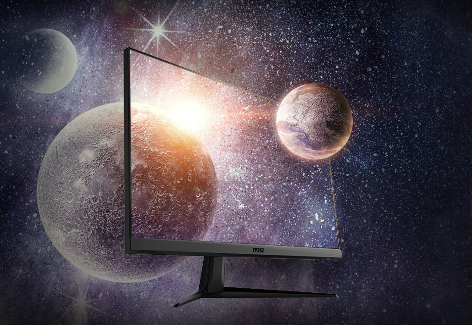 MSI G2712V: visualização do monitor básico de jogos com resolução de 1080p e taxa de atualização de 100 Hz