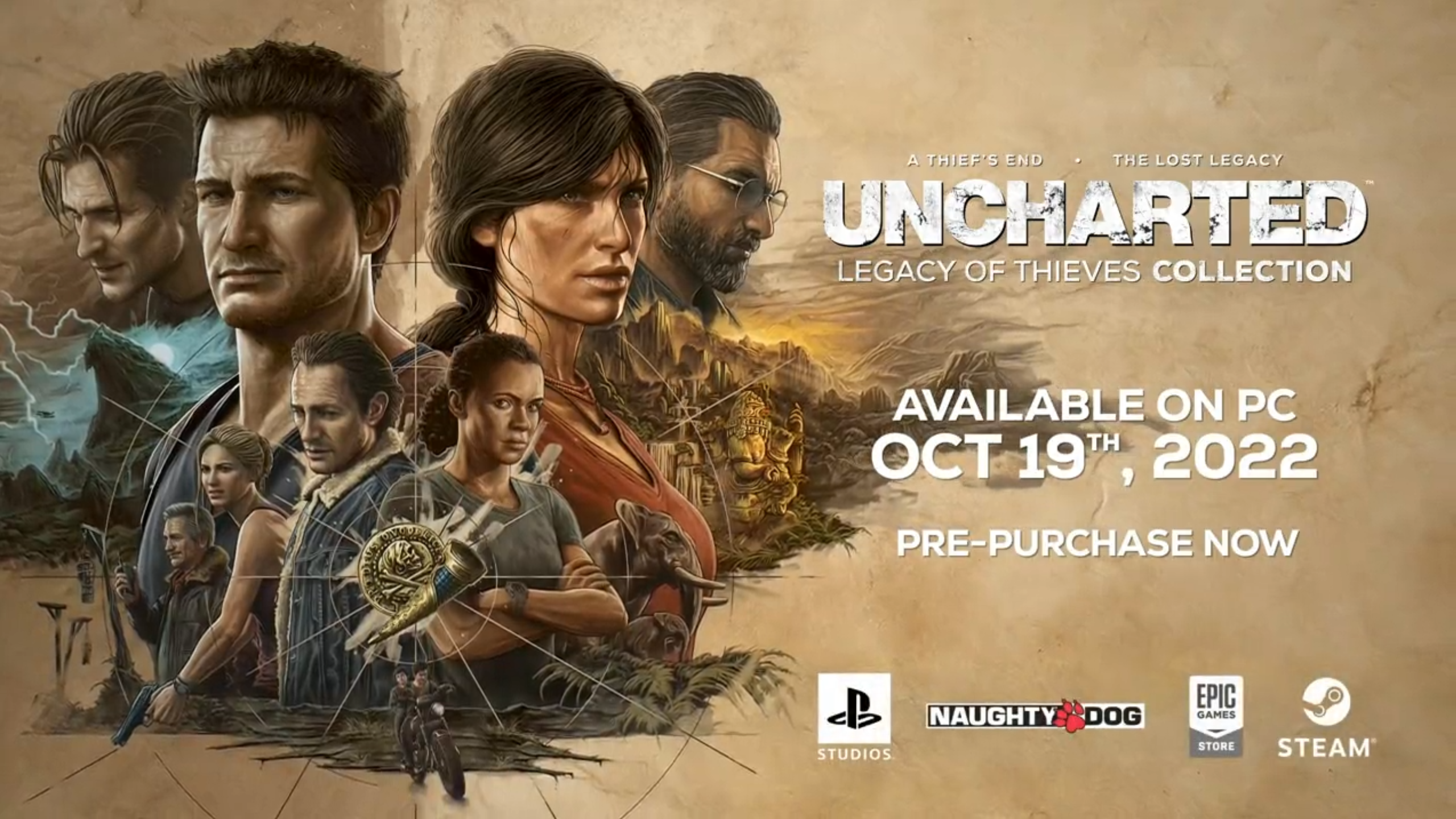 Uncharted: Legacy of Thieves PC launch date revealed along with