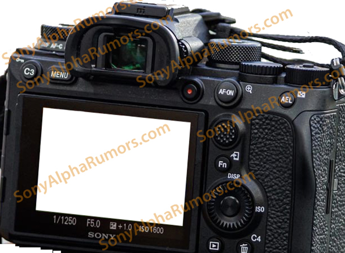 Possible Sony A9II camera. (Image source: SonyAlphaRumors)