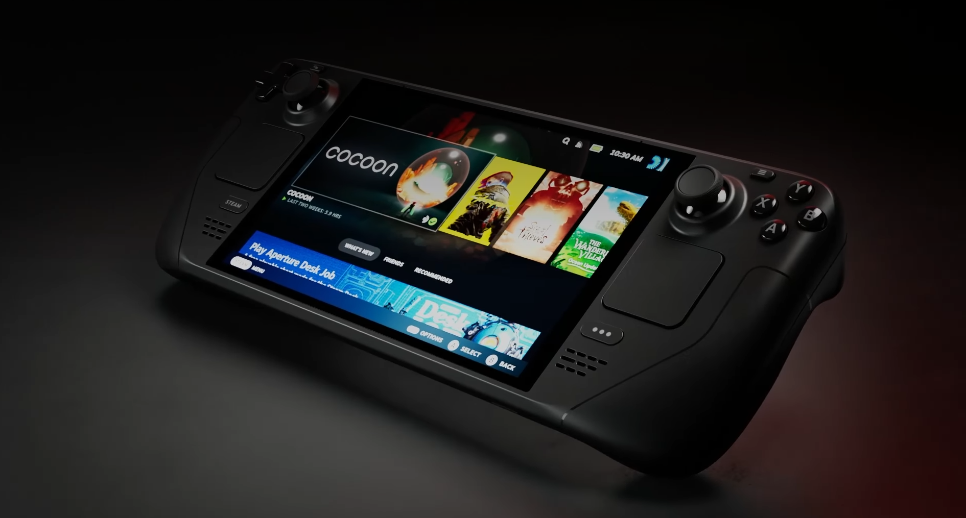 New Steam Deck With OLED Screen, More Storage Coming From Valve