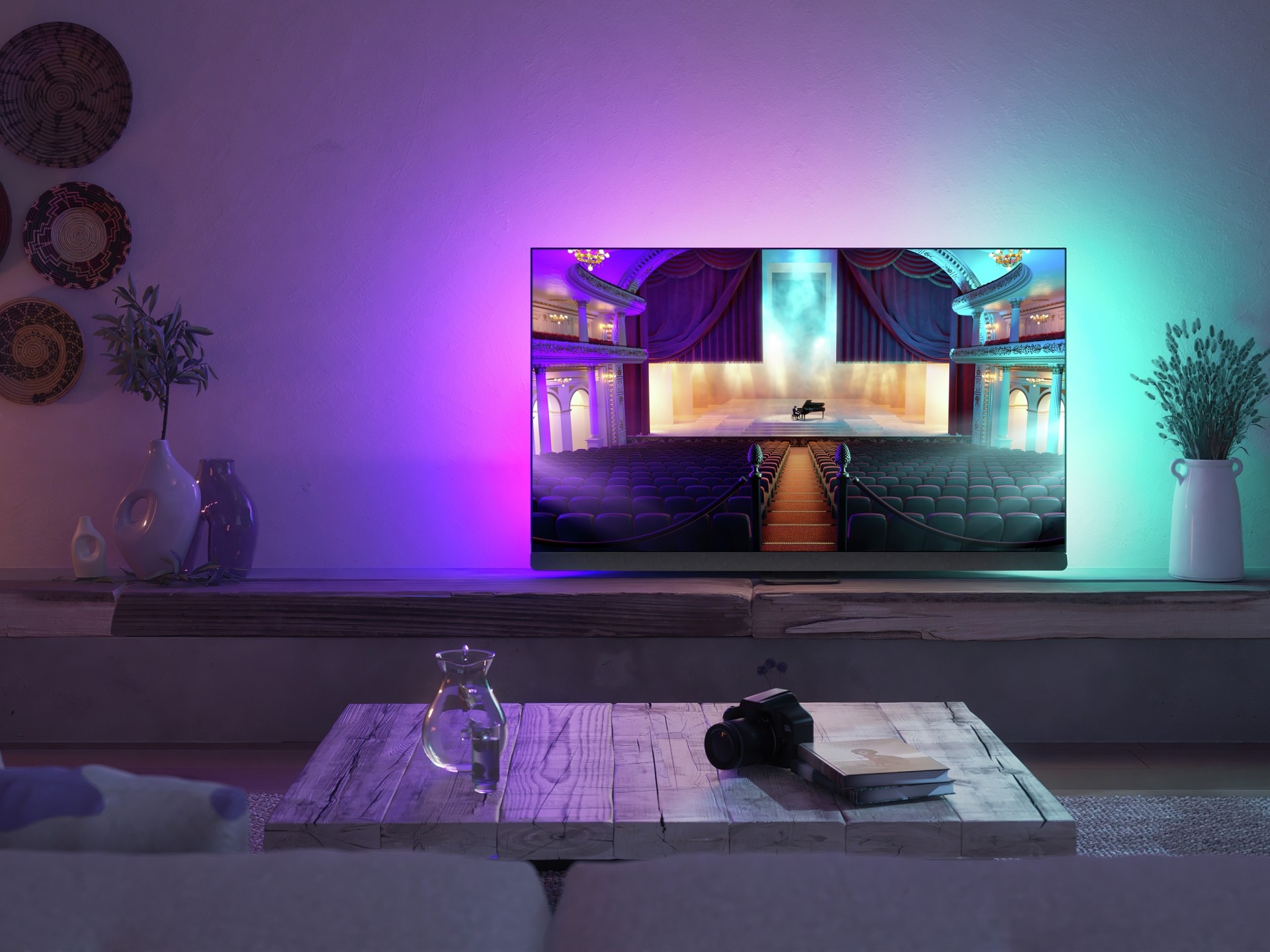 I just can't stop staring at this hypnotic DIY Ambilight project