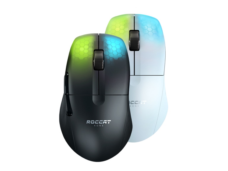 Roccat Kone Pro Air Hands On Review Gaming Mouse With Rgb Lighting And Click Sensitive Mouse Wheel Notebookcheck Net Reviews
