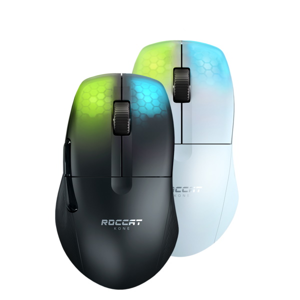 Roccat Kone Pro Air Hands On Review Gaming Mouse With Rgb Lighting And Click Sensitive Mouse Wheel Notebookcheck Net Reviews