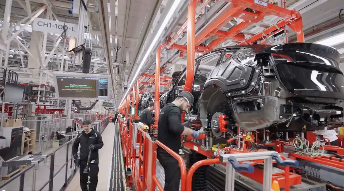 Tesla model discount y production