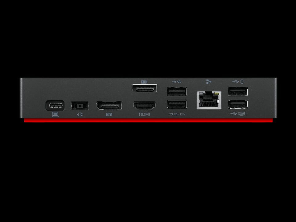 foretrække at lege Usikker Lenovo launches new USB C and Thunderbolt docking stations -  NotebookCheck.net News