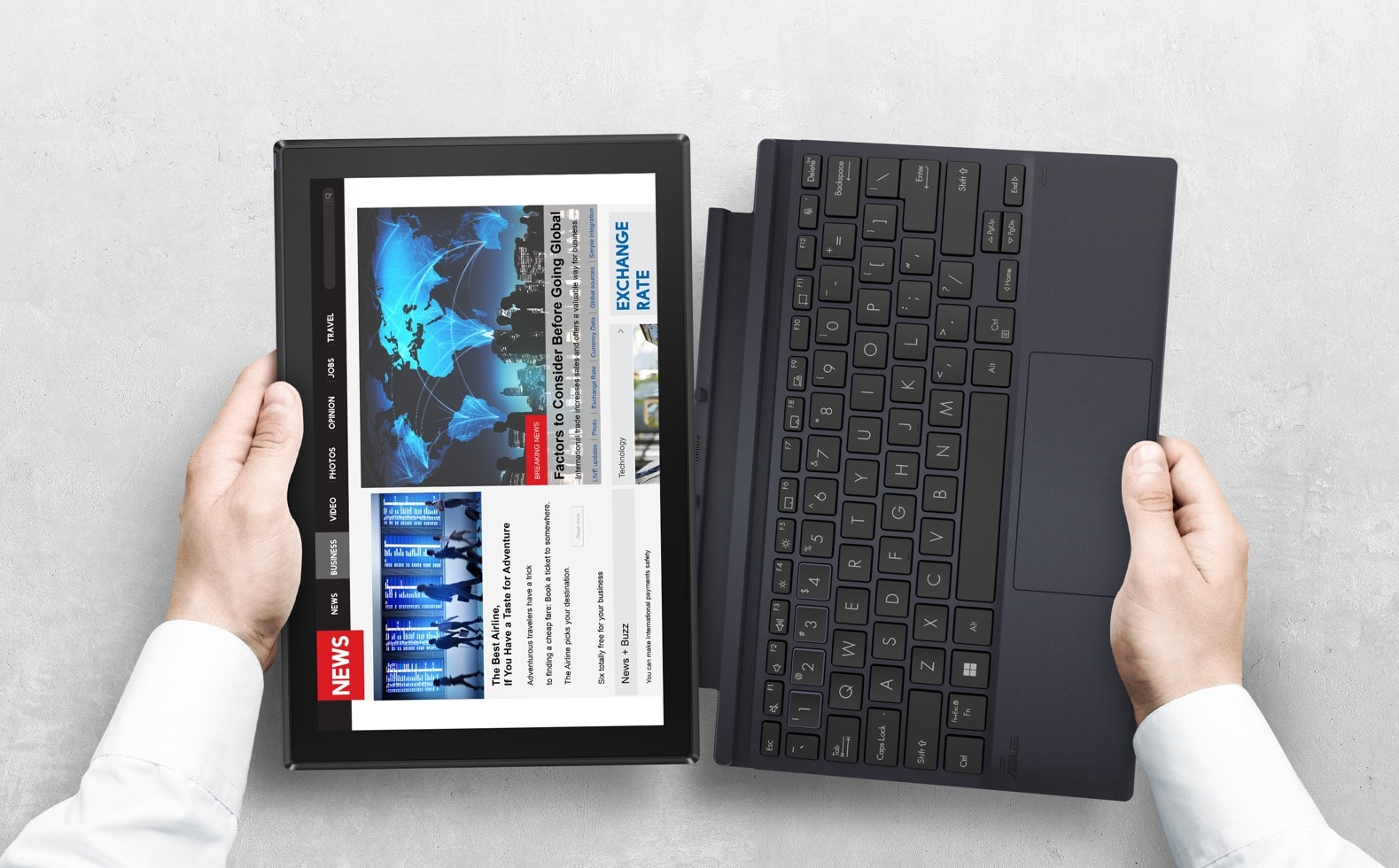 ASUS ExpertBook B3 Detachable: Tablet debuts with a 2-in-1 design