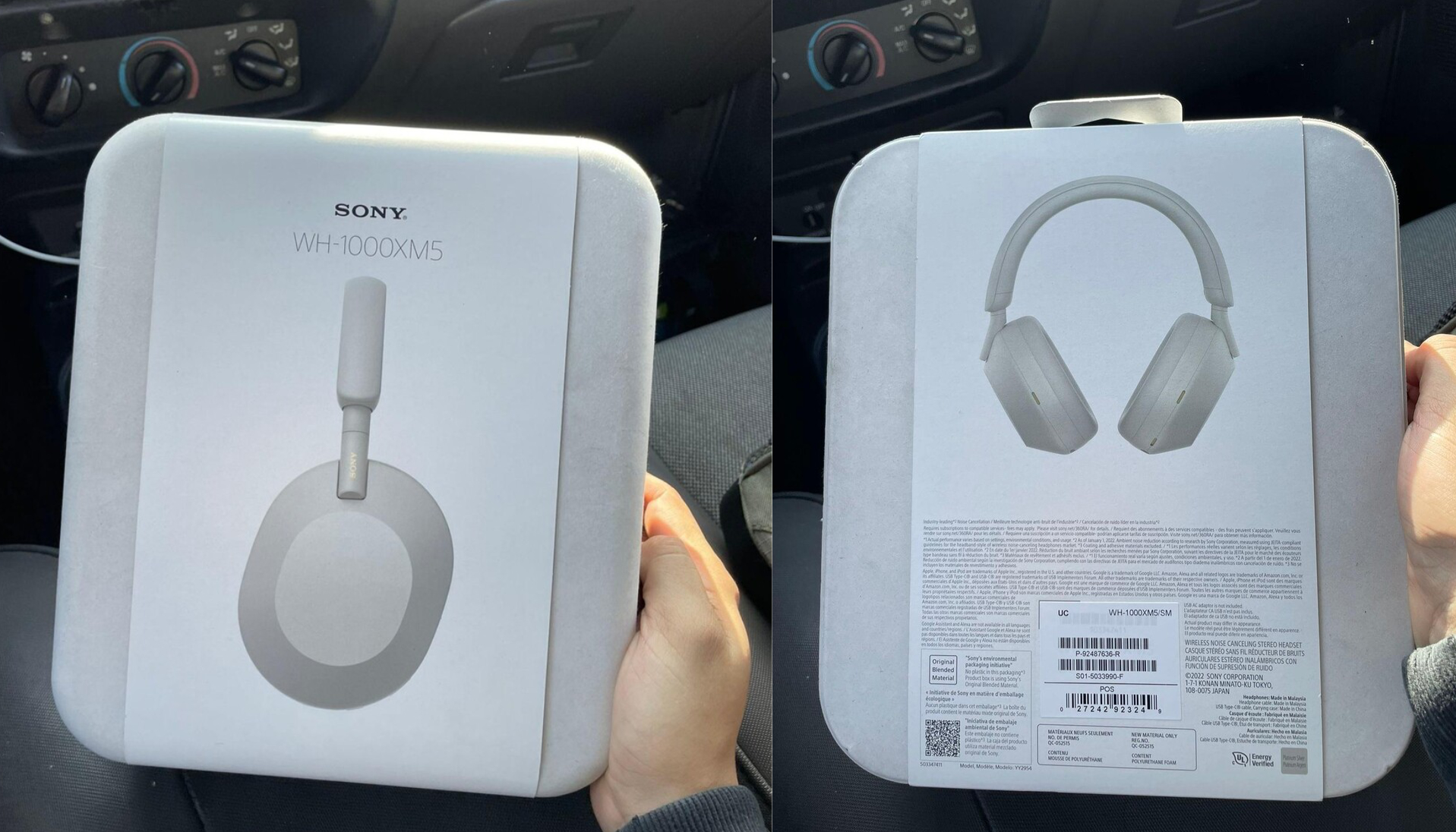 Sony WH-1000XM5: Hands-on photos emerge confirming packaging and design  change but only battery life on par with the WH-1000XM4  News