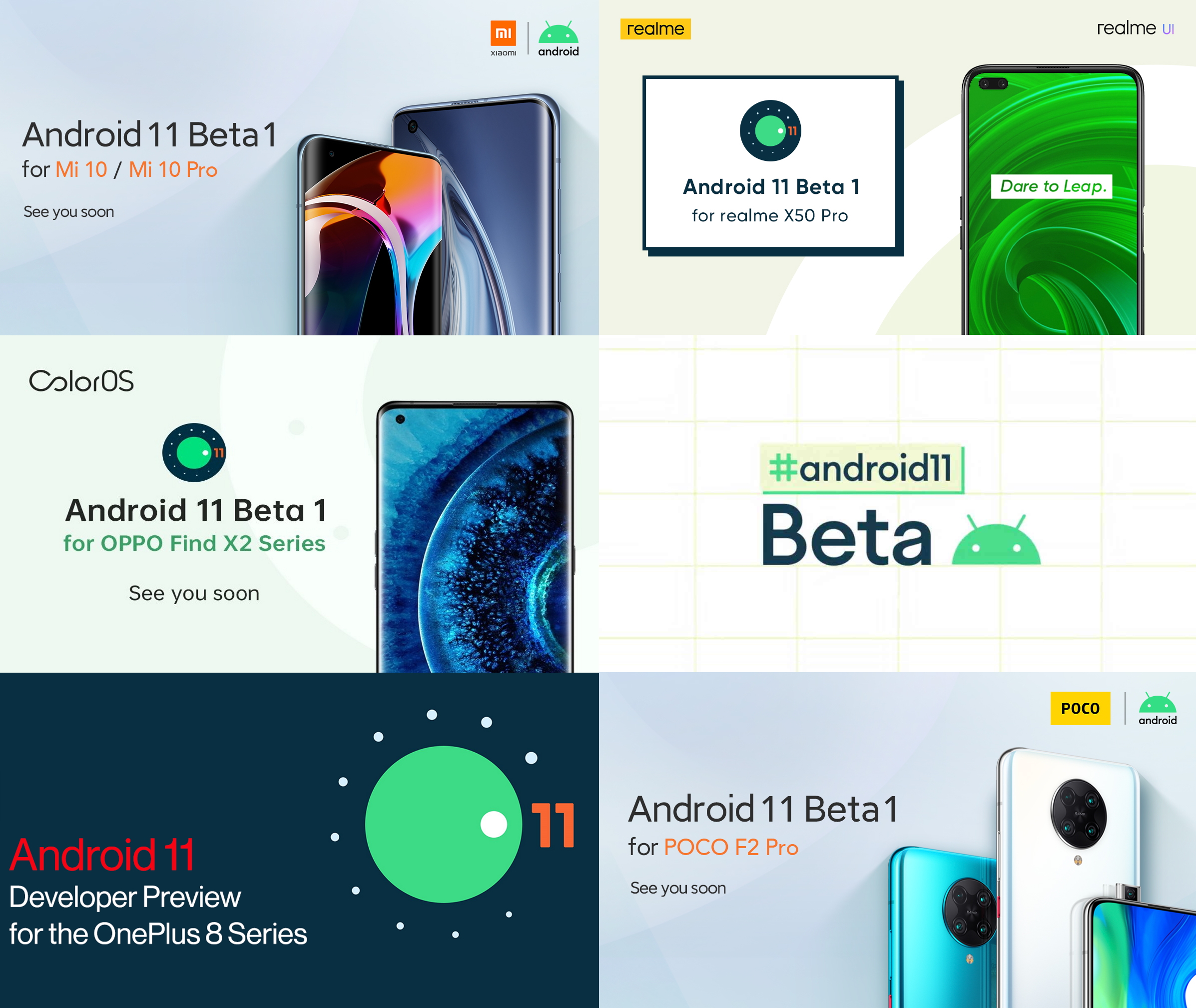 OnePlus, Poco, Realme and Xiaomi all announce Android 11 beta ...