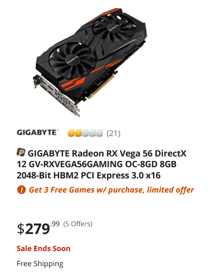 Vega 56 newegg sale