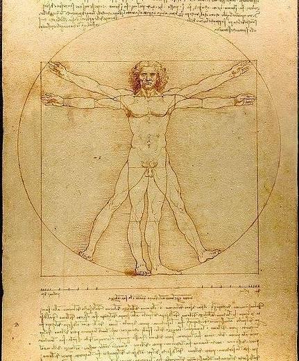 Ice universe used this image of the Vitruvian Man. (Image source: Twitter/Ice universe)