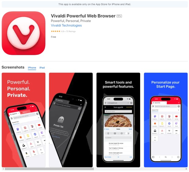 Vivaldi Browser  Powerful, Personal and Private web browser