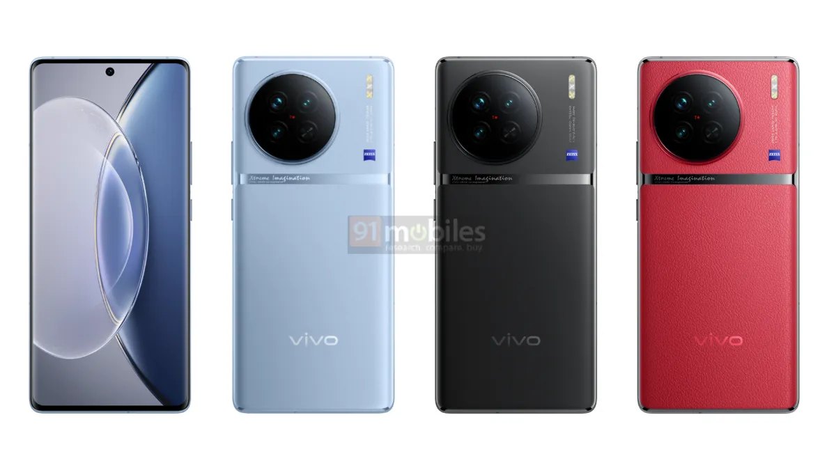 Vivo X90 smiles for the camera in leaked hands-on images; Vivo X90 Pro+  colourways shown off via renders -  News