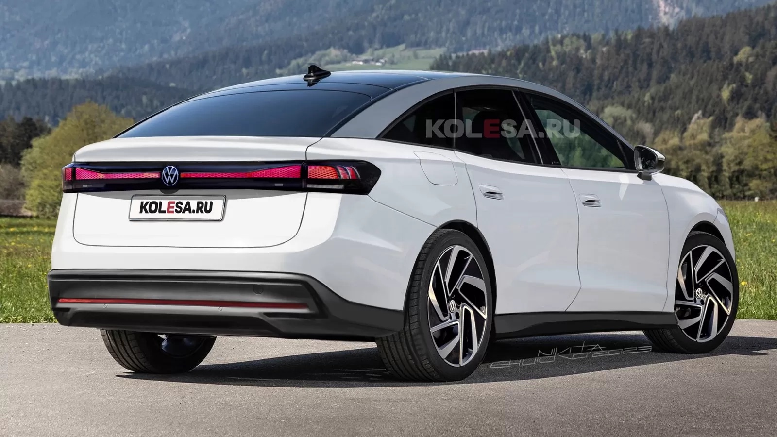 Volkswagen Id7 Render Images Show The Electric Vw Arteon Successor