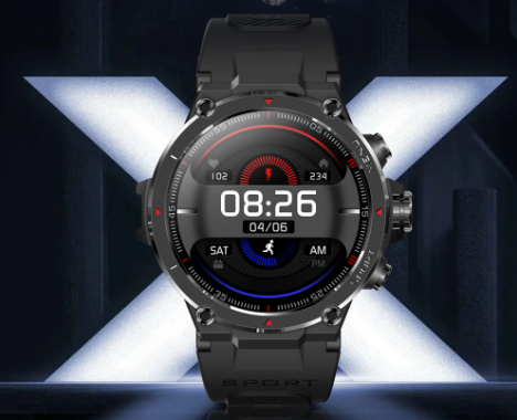Vwar Stratos 2 explorer smartwatch has GPS tracking and an AMOLED HD display