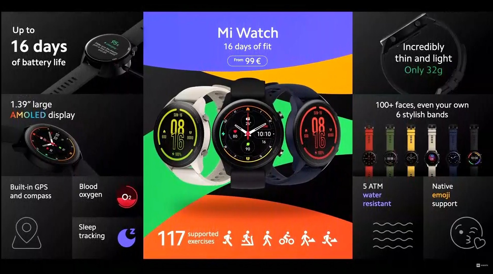 Xiaomi mi watch europa deals