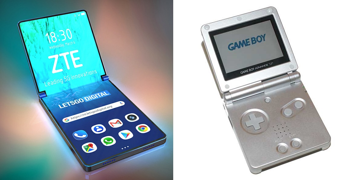 Renders for ZTE clamshell smartphone are strangely reminiscent of the Game Boy Advance SP NotebookCheck.net News