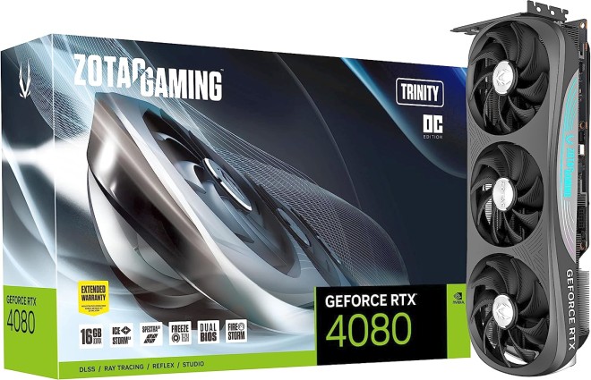 Zotac Gaming GeForce RTX 4080 16GB Trinity OC drops below US$1,100 